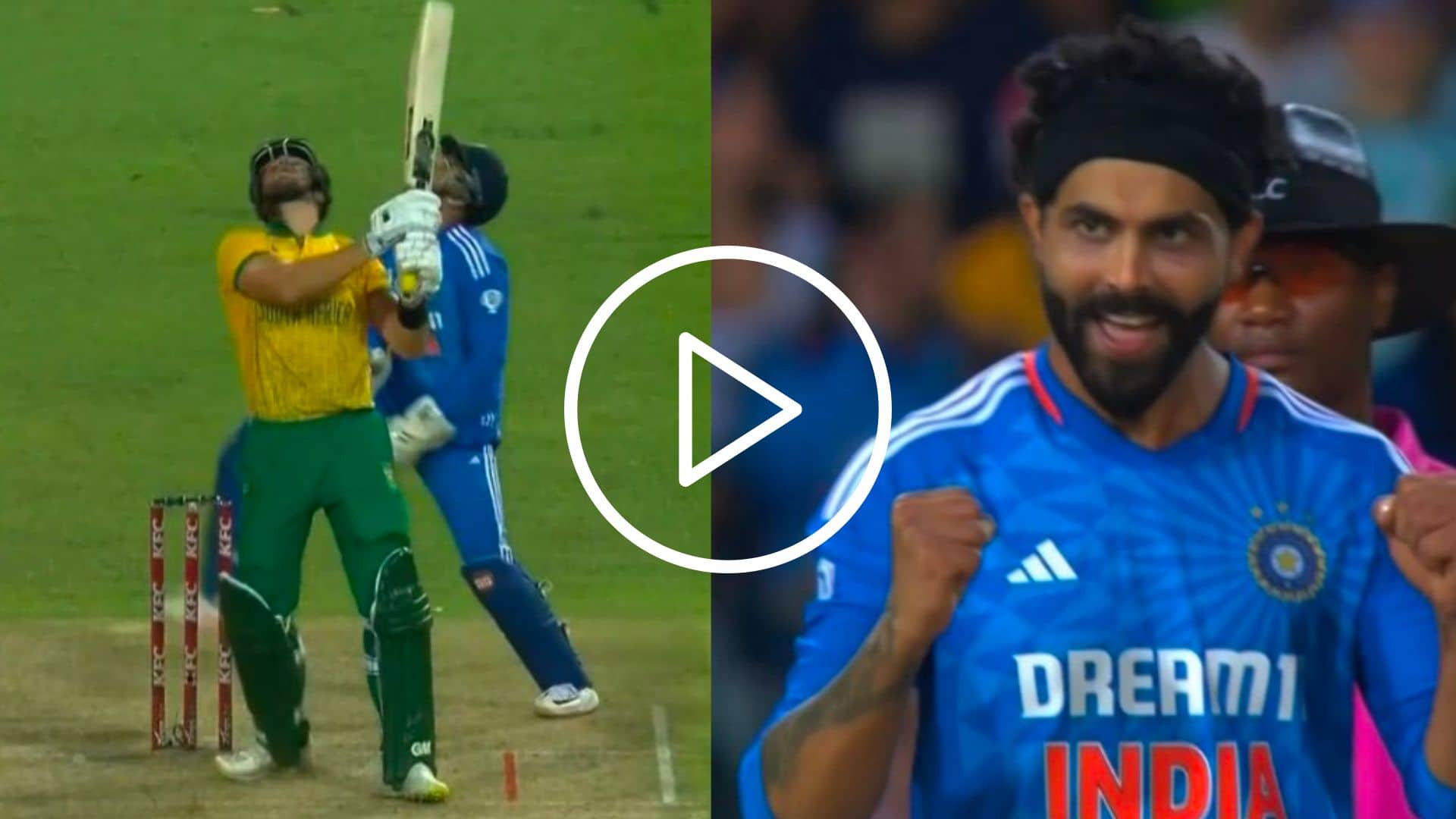 [Watch] Ravindra Jadeja Webs Perfect Trap As Aiden Markram Perishes In Long Chase